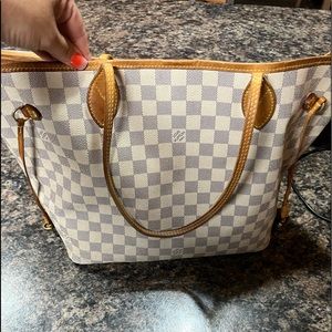 Louis Vuitton Neverfull Damier Azur